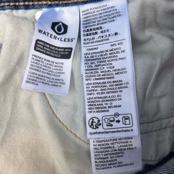 Levi's 512 Slim Taper Leg Jeans - Blue - Picture 5 of 8